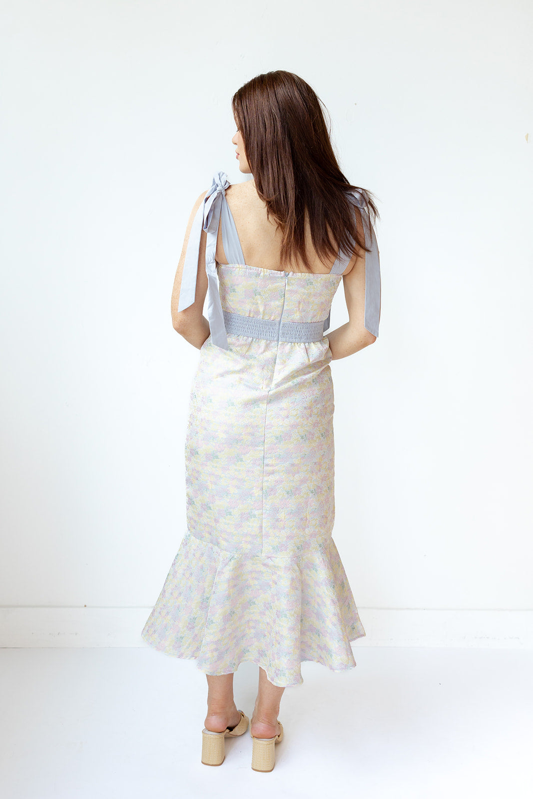 Moore-marjorie floral midi dress