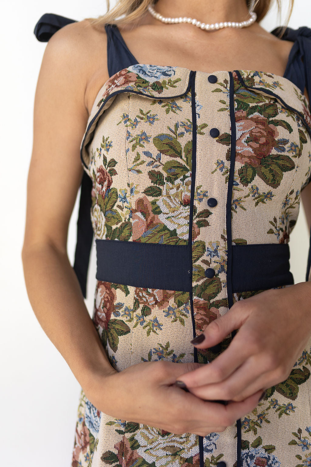 Moore-marjorie floral midi dress